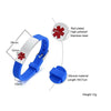 Jasper silicone and stainless steel medical alert bracelet dimensions graphic