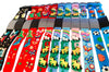 Kids Discovery medical alert bracelets car, dinosaur, horse, butterfly and sports silicone straps.