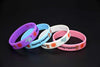 Kids range of animal themed Hearing Impaired medical alert and awareness wristbands in purple, blue, white and pink