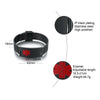 Black MARX II stainless steel medical alert bracelet dimensions