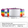 Toronto nylon and stainless steel customisable medical alert bracelet dimensions graphic