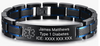 Delta XR premium quality personalised engraved stainless steel medical alert bracelet